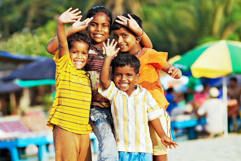 Indian Children in Goa India